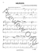 Helpless piano sheet music cover